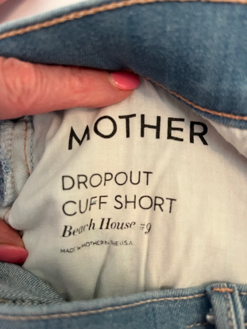 MOTHER Dropout Cuff Shorts - Picture 9 of 9